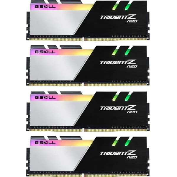 G.SKILL Memorie GSKill Trident Z Neo 64GB DDR4 3200MHz CL16 Quad Channel Kit (4x16GB)