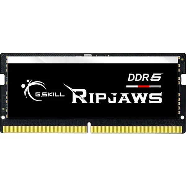 G.SKILL Memorie RAM G.Skill Ripjaws, Caapacitate DDR5 32GB, Frecventa 5600 MHz, CL 46, INTEL XMP, Negru