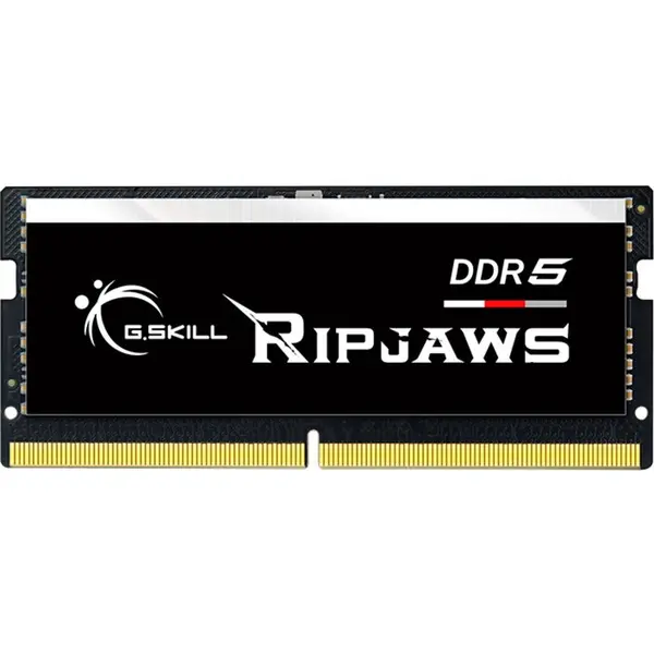 G.SKILL Memorie RAM G.Skill Ripjaws, Capacitate DDR5 16GB, Frecventa 5600 MHz, CL 46, INTEL XMP, Negru
