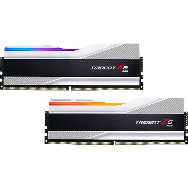 G.SKILL Memorie RAM G.SKILL Trident Z5 RGB Silver, 32GB, DDR5, 5600MHz, CL36, Kit Dual Channel