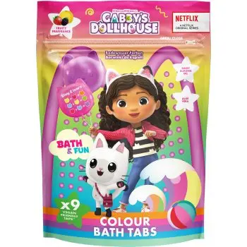 Gabby's Dollhouse Colour Bath Tabs tablete colorate efervescente pentru baie