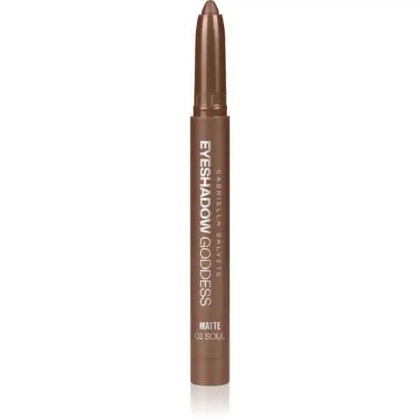 Gabriella Salvete Eyeshadow Goddess fard de pleoape cremos in creion culoare Matte 01 Soul 1.3 g
