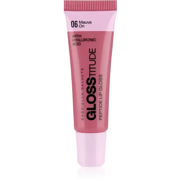 Gabriella Salvete Glosstitude Peptide Lip Gloss lip gloss hidratant culoare 06 Mauve On 10 ml
