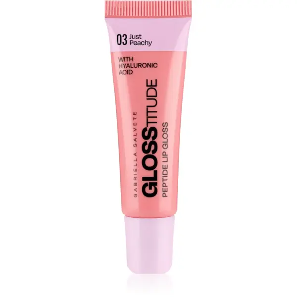 Gabriella Salvete Glosstitude Peptide Lip Gloss lip gloss hidratant culoare 03 Just Peachy 10 ml