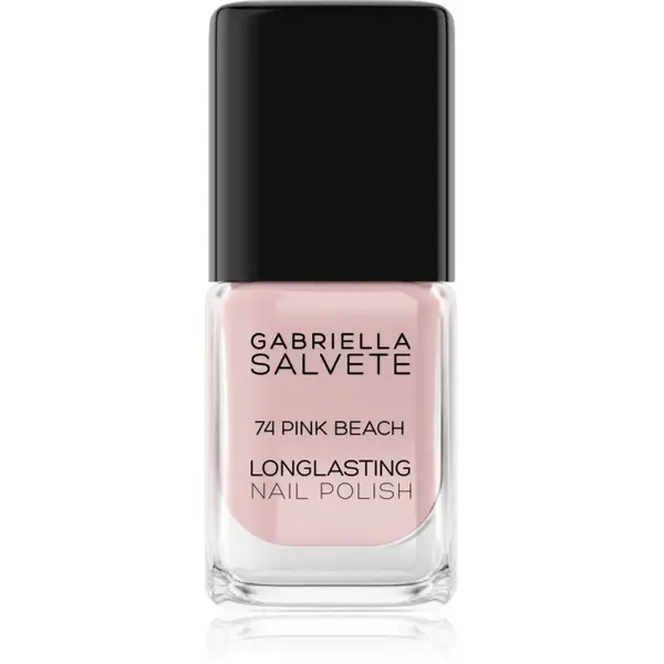 Gabriella Salvete Longlasting Enamel lac de unghii cu rezistenta indelungata lucios culoare 74 Pink Beach 11 ml
