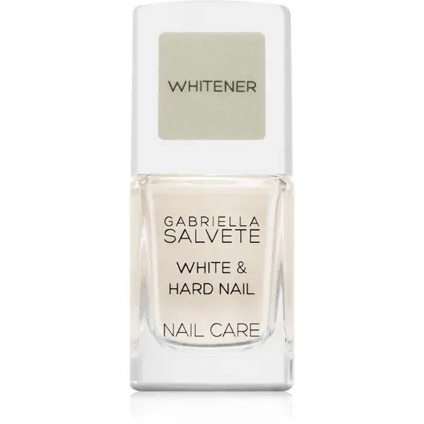 Gabriella Salvete Nail Care White & Hard Nail lac intaritor de baza pentru unghii cu efect de întărire 11 ml