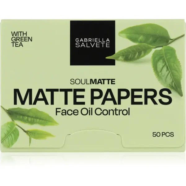 Gabriella Salvete SoulMatte Green Tea foițe cu efect matifiant cu ceai verde 50 buc