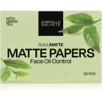 Gabriella Salvete SoulMatte Green Tea foițe cu efect matifiant cu ceai verde