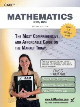 Gace Mathematics 022, 023 Teacher Certification Study Guide Test Prep, Paperback/Sharon A. Wynne
