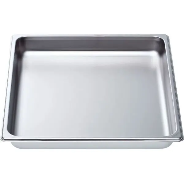 GAGGENAU Tava mare neperforata GAGGENAU GN114230 - 00358656, Gastronorm dish GN2/3, Adancime 4cm, Volum 3 litri, Otel inoxidabil, Pentru cuptoare cu aburi