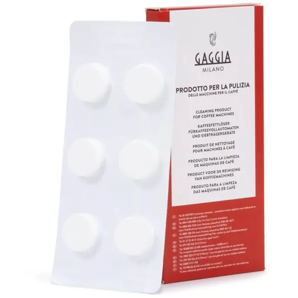 Gaggia Set 6 tablete Gaggia, curatare grup espressor
