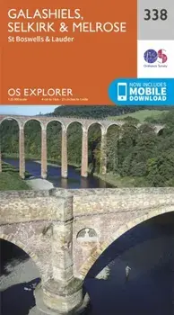 Galashiels, Selkirk and Melrose. September 2015 ed, Sheet Map/Ordnance Survey