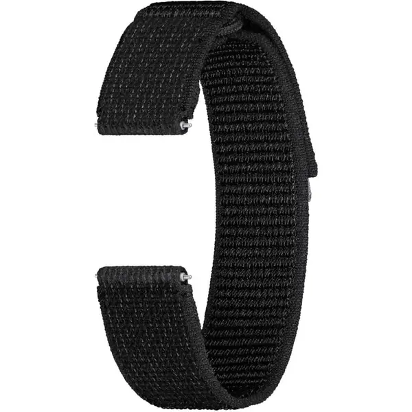 Galaxy Watch Fabric Band pentru Samsung Galaxy Watch6, 20 mm, Wide, M/L, Negru