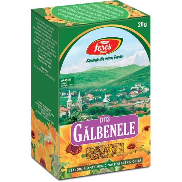 Galbenele, flori, D113, ceai la punga, Fares | 20G