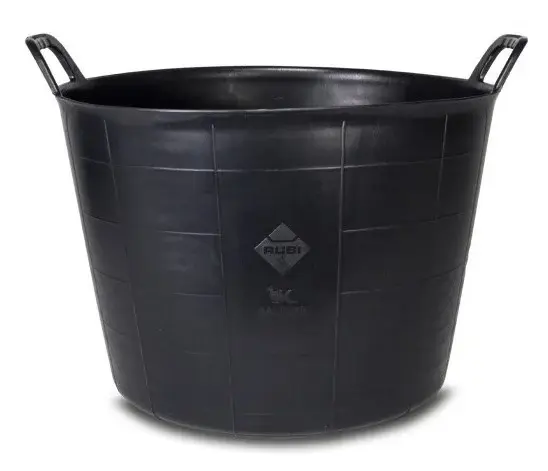 Galeata FLEXTUB plastic neagra Nr.3 (40 L.) Heavy Duty - RUBI-88778