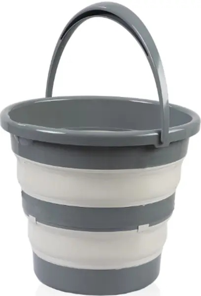 Găleată pliabilă pentru clătire BabyJem - 10 l, antracit