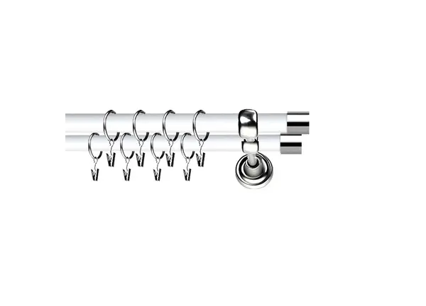 Galerie dubla duo - Dop 19/19 - ALB lucios + INOX