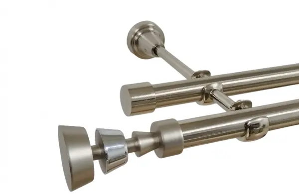 Galerie dubla fara inele afina 19 mm inox