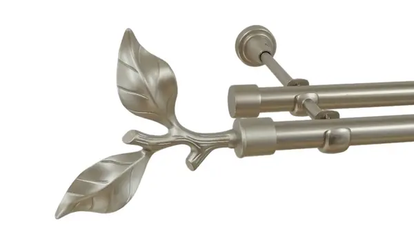 Galerie dubla fara inele GALAZ 19 mm CROM MAT