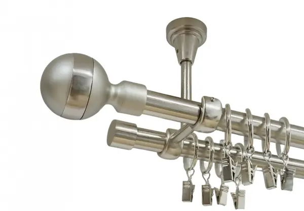 Galerie dubla james prindere tavan 19 mm inox