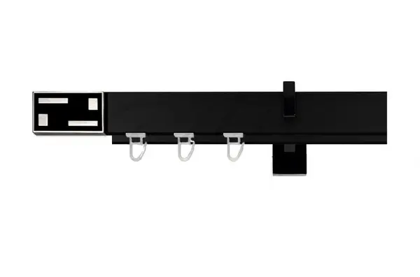 Galerie dubla SQUARE LINE - G-TECH NEGRU