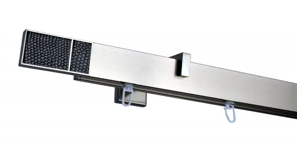 Galerie dubla SQUARE LINE - SQUARE - BOSS NEGRU crom mat