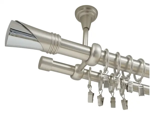 Galerie dubla tavan DUNCAN 25/19 - CROM MAT
