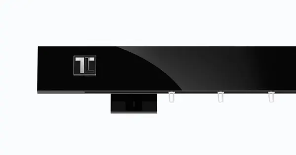 Galerie dubla TOP LINE LOGO prindere perete - NEGRU