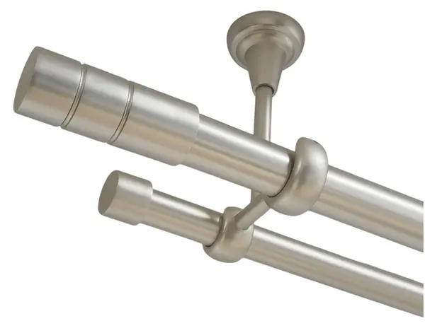 Galerie fara inele cylindru tavan - 25/19 - crom mat