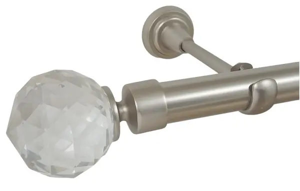 Galerie fara inele KULA CRYSTAL/25 - crom mat