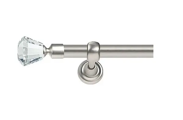 Galerie simpla - fara inele -CRISTAL CONE- fara inele - CROM MAT