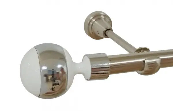 Galerie simpla fara inele kula alb 19 mm INOX