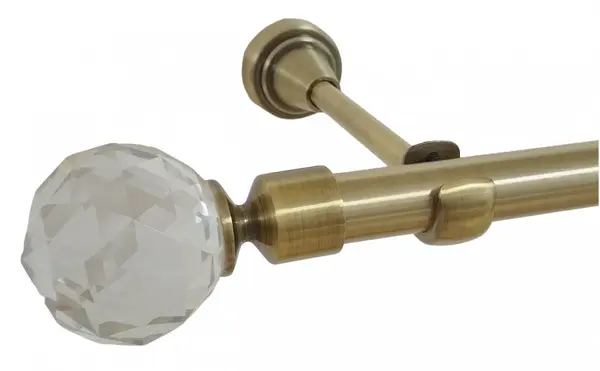 Galerie simpla fara inele KULA CRYSTAL 19 - AUR ANTIC