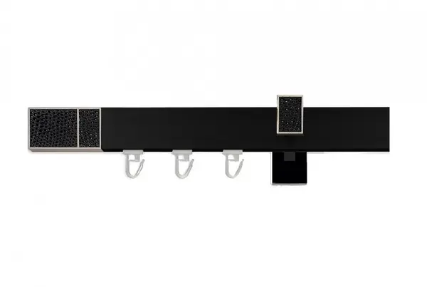 Galerie SIMPLA LINIE NEAGRA Square Line - Boss negru CU CAPACEL