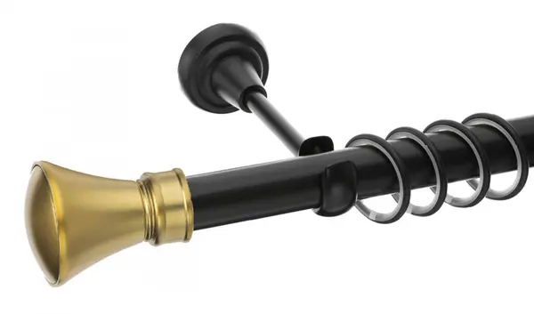 Galerie simpla Luxor black gold 25mm