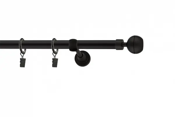Galerie SIMPLA PRINDERE PERETE 19 mm KULA OPTIC NEGRU
