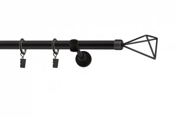 Galerie SIMPLA PRINDERE PERETE 19 mm SPACE NEGRU