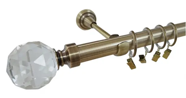 Galerie SIMPLA PRINDERE PERETE 25 MM -KULA CRYSTAL- AUR ANTIC