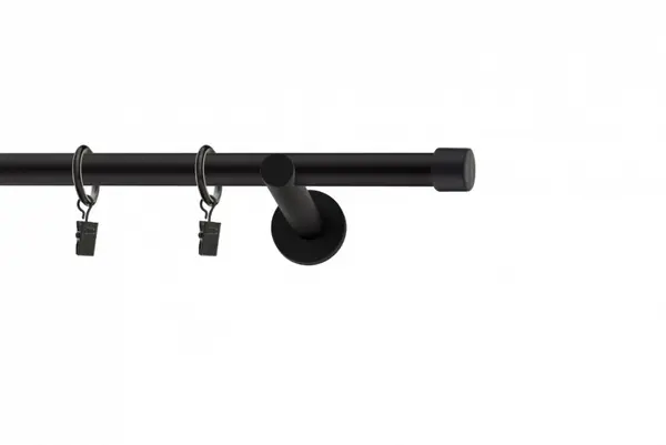 Galerie SIMPLA PRINDERE PERETE PICIOR UNIVERSAL 19 mm DOP NEGRU