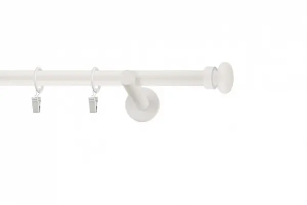 Galerie SIMPLA PRINDERE PERETE PICIOR UNIVERSAL 19 mm FLATT BAL ALB