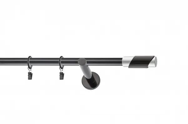 Galerie SIMPLA PRINDERE PERETE PICIOR UNIVERSAL 19 mm PARIS NEGRU