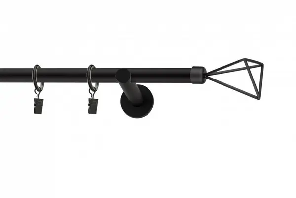 Galerie SIMPLA PRINDERE PERETE PICIOR UNIVERSAL 19 mm SPACE NEGRU