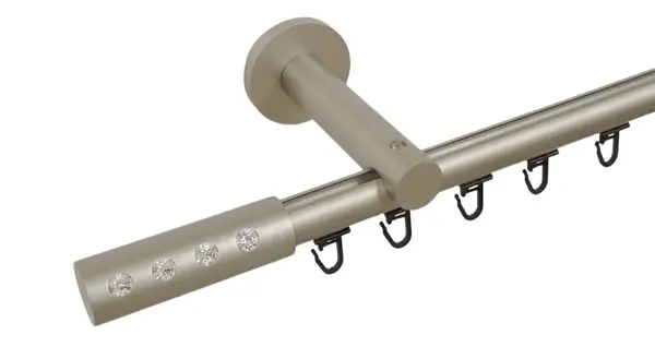 Galerie simpla prindere perete teava profil 19 mm allure crom mat