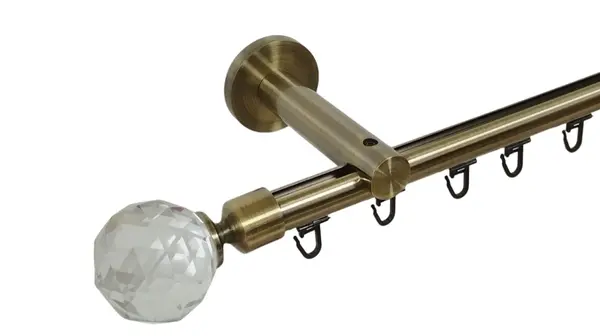 Galerie SIMPLA PRINDERE PERETE TEAVA PROFIL 19 MM -KULA CRYSTAL- AUR ANTIC
