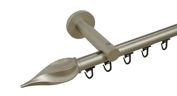 Galerie SIMPLA PRINDERE PERETE TEAVA PROFIL 19 MM -TWISTER- CROM MAT