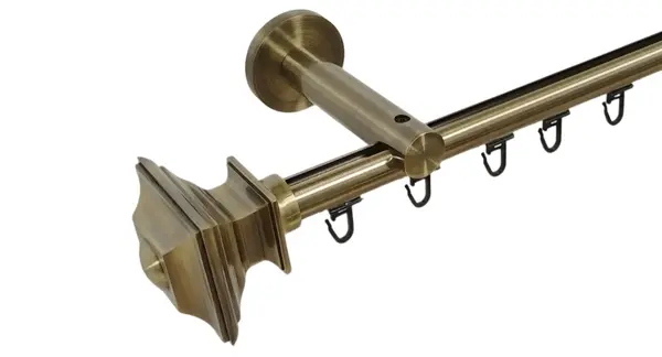Galerie SIMPLA PRINDERE PERETE TEAVA PROFIL 19 MM -VERDI- AUR ANTIC