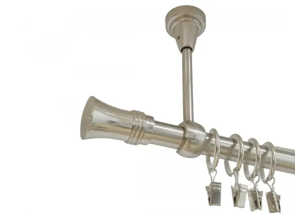 Galerie simpla prindere tavan capri 19 mm inox