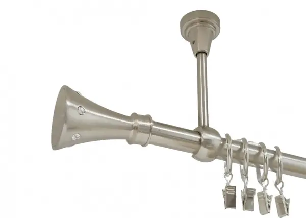 Galerie simpla prindere tavan carter 19 mm inox