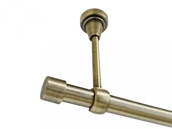 Galerie simpla prindere tavan fara inele CAPACEL 19 MM aur antic