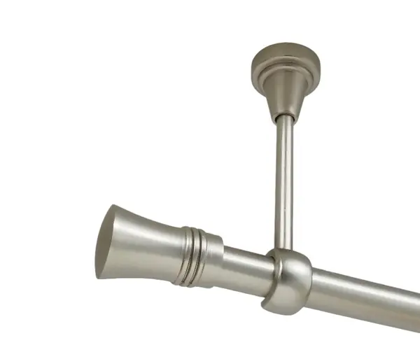 Galerie simpla prindere tavan fara inele capri 19 mm crom mat